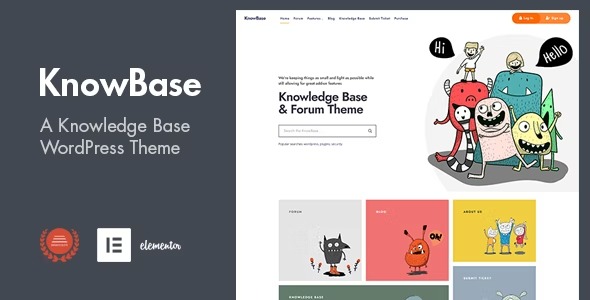 KnowBase - A Helpdesk - bbPress WordPress Theme
