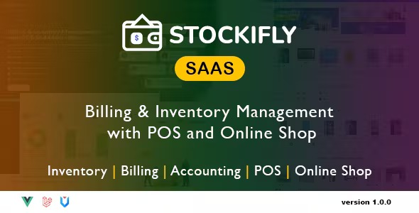 Stockifly SAAS - Billing - Inventory Management with POS and Online Shop