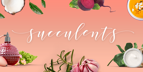 Succulents - Healthy Lifestyle and Wellness Theme