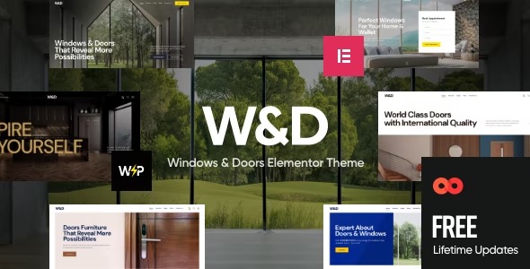 WD Windows - Doors Company WordPress Theme
