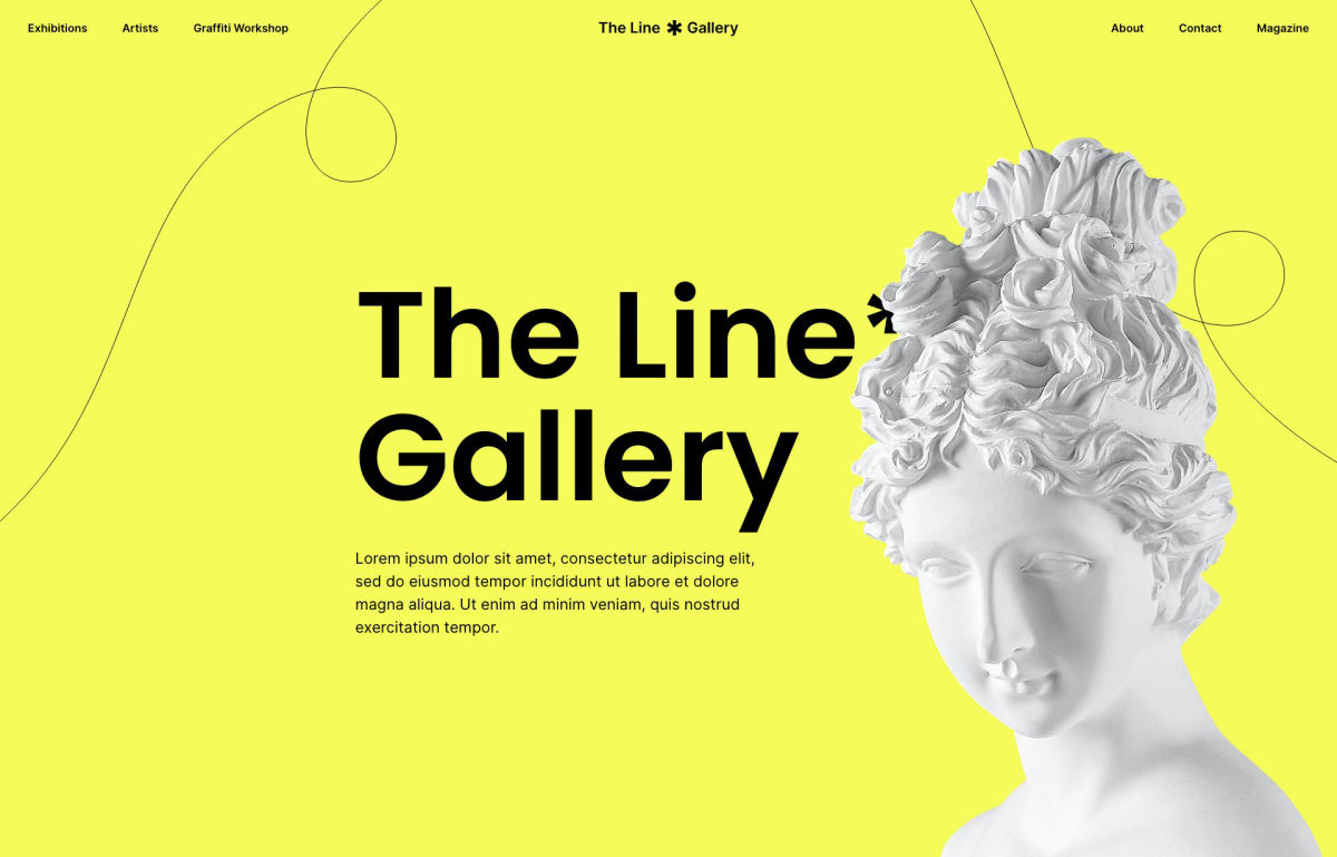 YOOtheme Line Gallery WordPress Theme