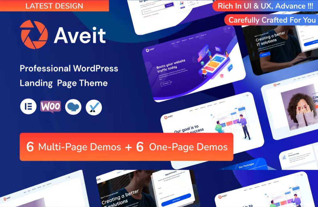 Aveti Business Landing Page Theme