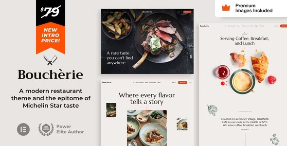 Boucherie - Steakhouse Restaurant and Café WordPress Theme