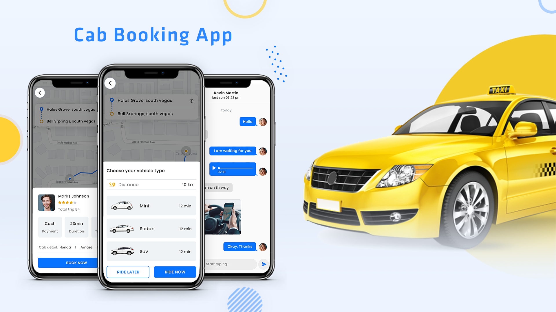 CabME - Flutter Complete Taxi Booking Solution