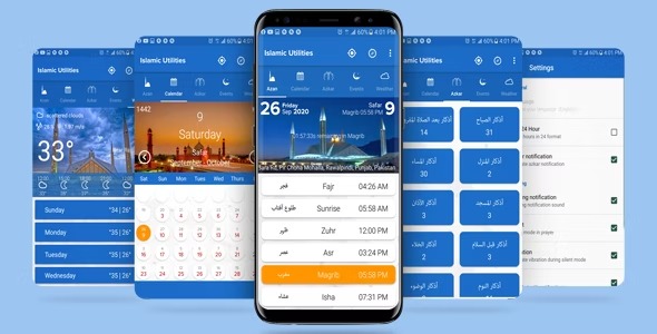 Islamic Utilities Muslims pro App with Admob Ads (Latest SDK Updated)