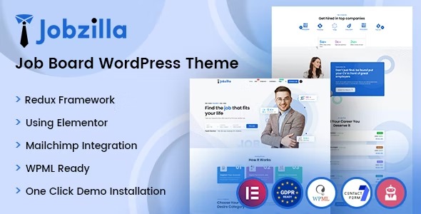 JobZilla - Job Board WordPress Theme