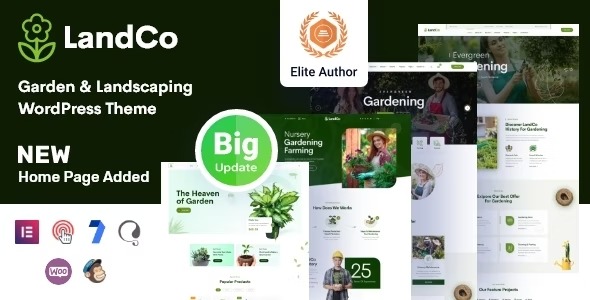 Landco - Garden - Landscaping WordPress Theme + RTL