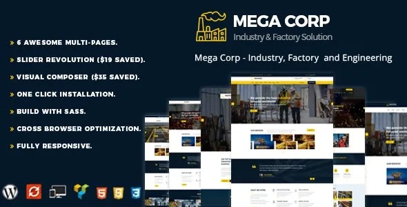 Megacorp Industry Factory and Energineering Theme