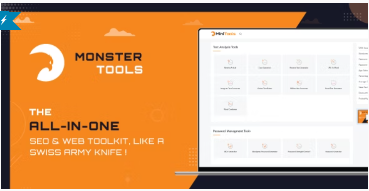 MonsterTools: The All-in-One SEO - Web Toolkit