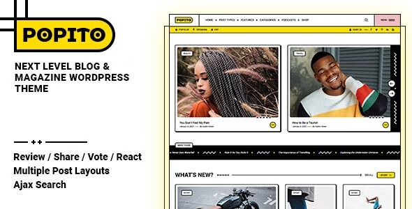 Popito - Blog - Magazine WordPress Theme