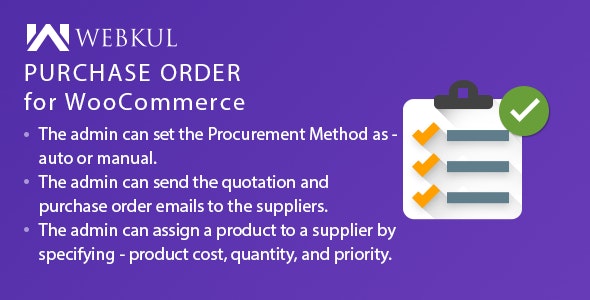 Purchase Order Plugin for WooCommerce