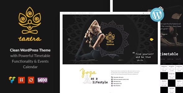 TantraA Yoga Studio and Fitness Club WordPress Theme