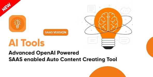 AI Tools- Advanced Automatic Content Creating and Image Generating Tool | SAAS | PHP