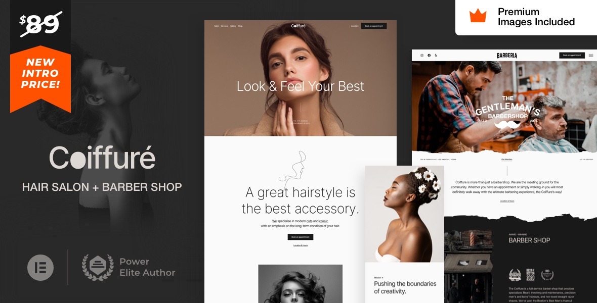 Coiffure - Hair Salon - Barber WordPress Theme