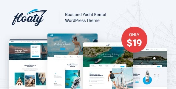 Floaty - Boat - Yacht Rental WordPress Theme