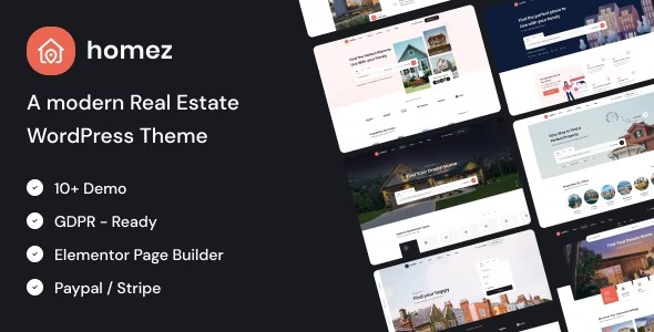 Homez - Real Estate WordPress Theme