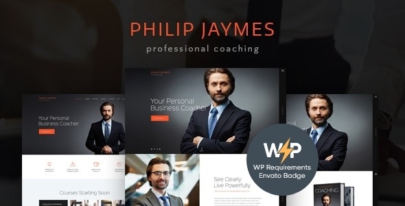 PJ Life - Business Coaching WordPress Theme