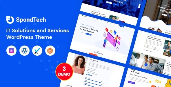 SpondTech- IT Solutions And Services WordPress Theme