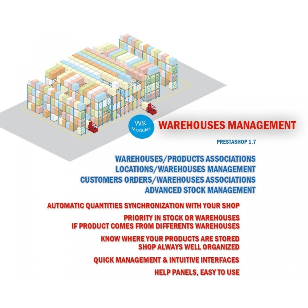 Wk Warehouses Management Prestashop