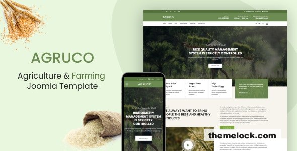 Agruco - Agriculture - Organic Food Joomla Template
