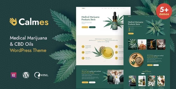 Calmes - Medical Marijuana - Coffeeshop WordPress Theme