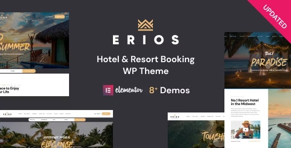 Erios Resort - Hotel WordPress Theme