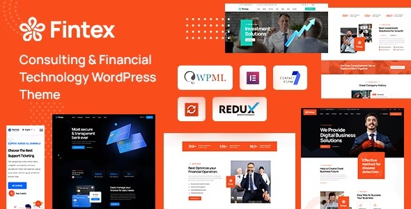 Fintex Consulting - Financial WordPress Theme