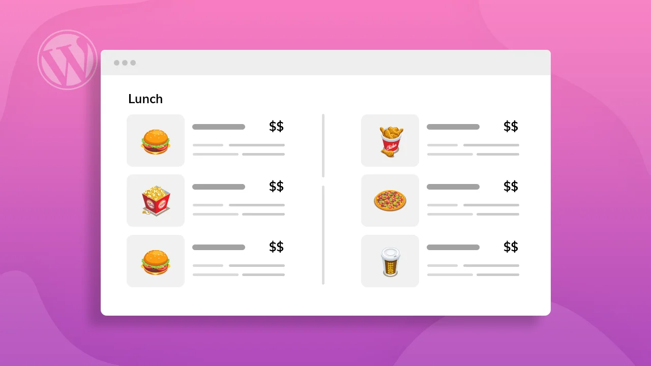 Food Menu Pro - Restaurant Menu - Online Ordering for WooCommerce