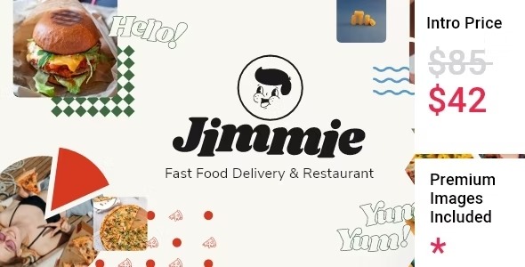 Jimmie- Fast Food Delivery and Restaurant Theme