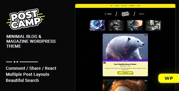 Postcamp- Blog - Magazine WordPress Theme