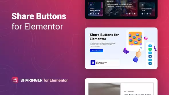 Sharinger - Share Buttons for Elementor
