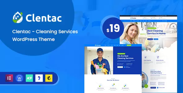 Clentac - Cleaning Services WordPress Theme
