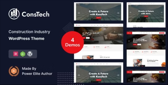 Constech - Construction WordPress Theme