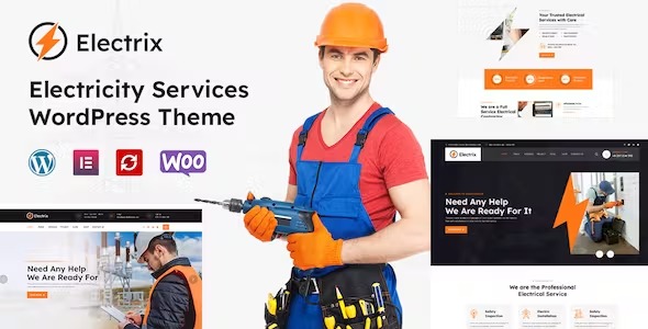 Electrik Electricity Services WordPress Theme