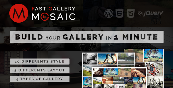 Fast Gallery Mosaic - WordPress Plugin