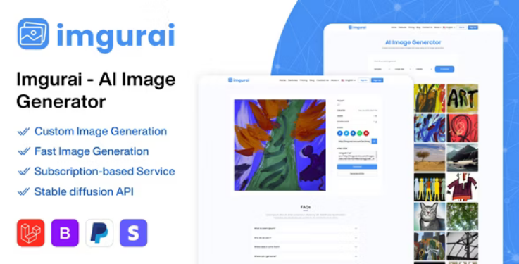 Imgurai - AI Image Generator (SAAS)