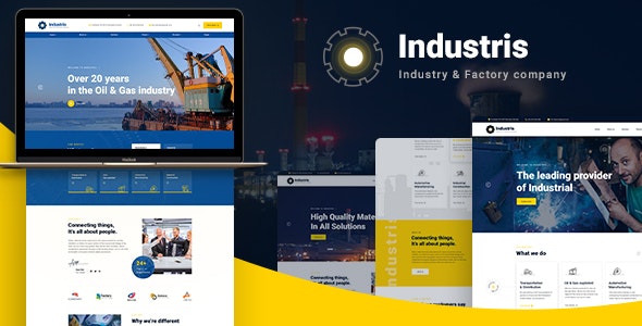 Industris - Factory - Business WordPress Theme