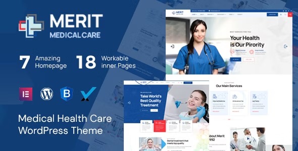 Merit- Health - Medical WordPress Theme