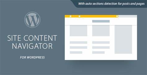 Site Content Navigator for WordPress
