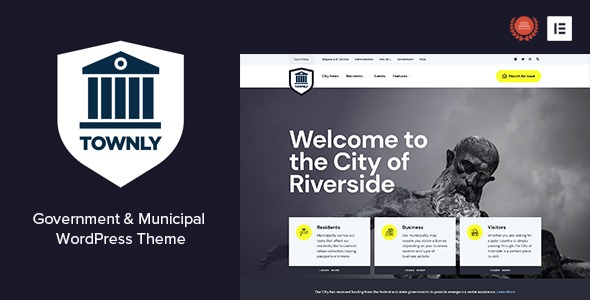 Townly - Government - Municipal WordPress Theme