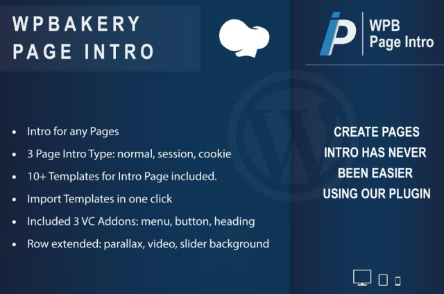 WPBakery Page Intro - Addon for WPBakery