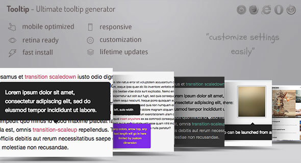 WordPress Tooltip Ultimate - Customisable Tooltip Generator
