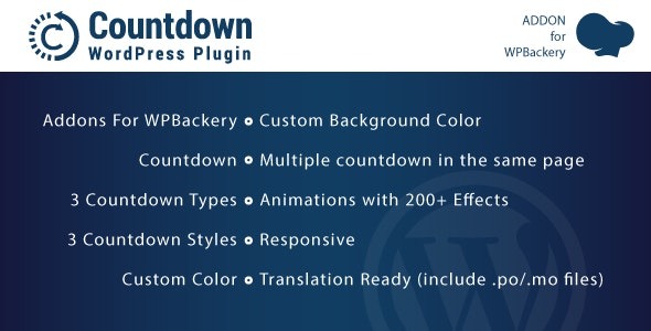 Countdown - Addons for WPBakery Page Builder WordPres Plugin