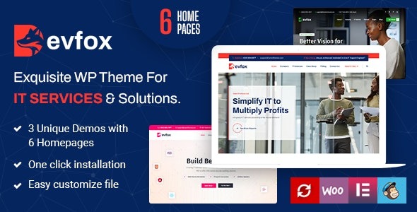DevFox- IT Solutions and Services WordPress Theme + RTL