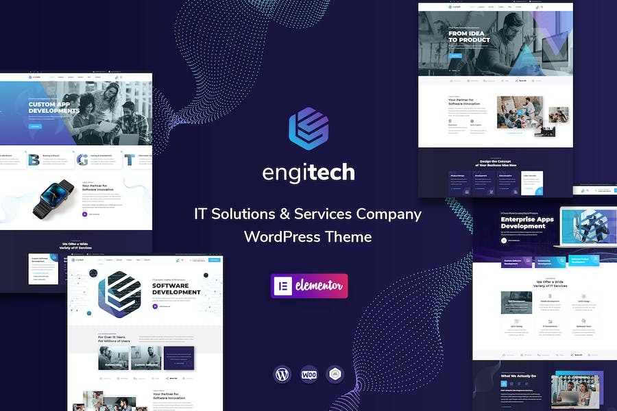 Engitech IT Solutions - Services WordPress Theme