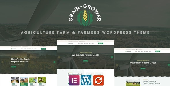 Graingrower Agriculture Farming WordPress Theme