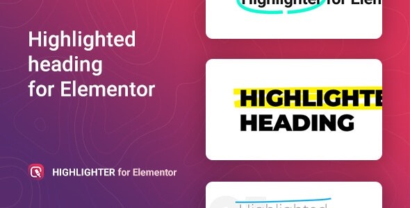 Highlighter - Highlighted heading for Elementor