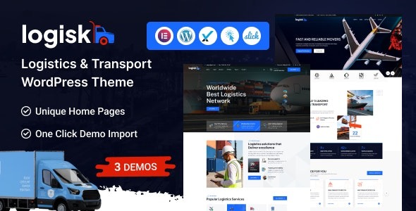 Logisk - Transport - Logistics Service WordPress Theme