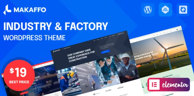 Makaffo - Industry - Factory WordPress Theme