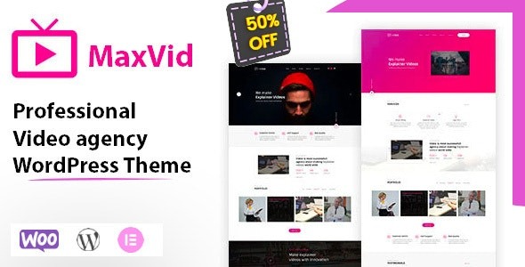 MaxVid Video Agency WordPress Theme
